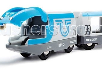 Миниатюра фотографии Brio поезд-экспресс с машинистом 2 элемента
