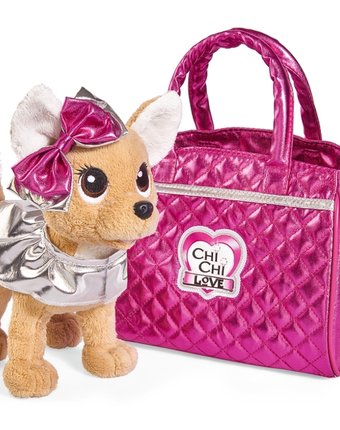 Миниатюра фотографии Мягкая игрушка simba chi-chi love гламур с розовой сумочкой 20 см
