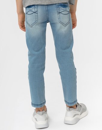 Миниатюра фотографии Голубые джинсы скинни button blue