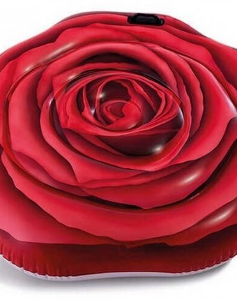 Миниатюра фотографии Intex плот надувной алая роза