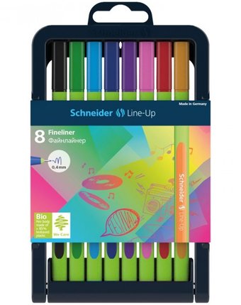 Schneider Набор капиллярных ручек Line-Up 8 цветов