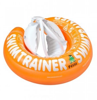 Миниатюра фотографии Надувной круг для обучения плаванию swimtrainer "classic", 2-6 лет, оранжевый