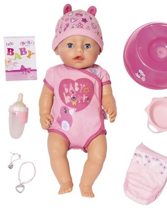 Миниатюра фотографии Zapf creation кукла baby born интерактивная 43 см