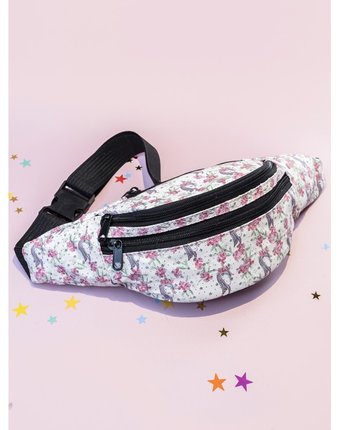 Mihi Mihi Поясная сумочка Единорог в цветах