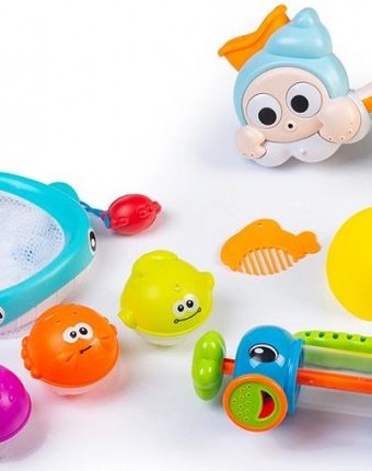 Миниатюра фотографии Babyhit набор игрушек для ванной aqua joy 3