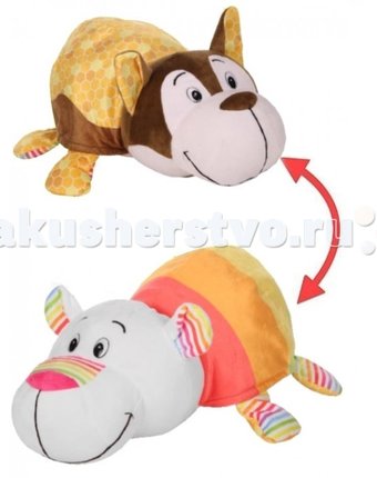 Миниатюра фотографии Мягкая игрушка 1 toy вывернушка ням-ням хаски и полярный мишка 40 см