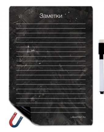 Миниатюра фотографии Laika планер магнитный заметки 20х15 см