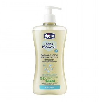 Пена-шампунь для волос и тела Chicco Baby Moments "Delicate skin", 500 мл