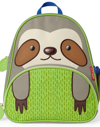 Рюкзак детский Skip Hop "Ленивец", зеленый