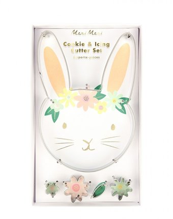 MeriMeri Формочки для печенья Кролик с цветами