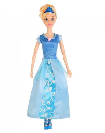 Карапуз Кукла София принцесса в голубом платье с аксессуарами 29 см