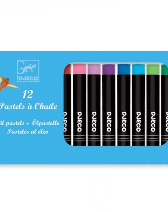 Djeco Набор пастельных карандашей 12 классических цветов