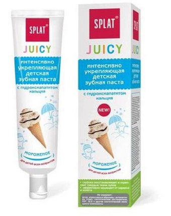 Миниатюра фотографии Зубная паста splat juicy, 35мл - мороженое