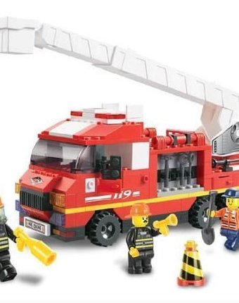 Конструктор Sluban BOX Пожарные спасатели M38-B0221R (270 элементов)
