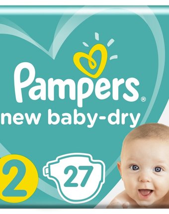 Подгузники Pampers New Baby Dry (4-8 кг) шт.