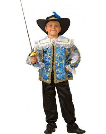 Миниатюра фотографии Jeanees карнавальный костюм мушкетер сказочный