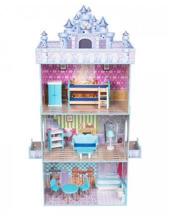 Игруша Дом кукольный сборный с комплектом мебели