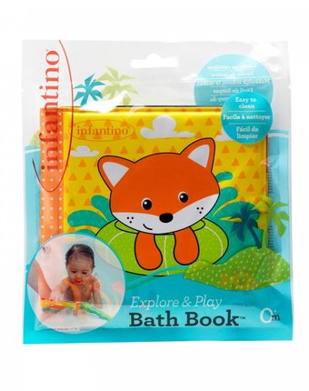 Миниатюра фотографии Infantino мягкая книжка для ванны