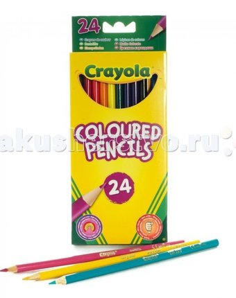 Crayola Карандаши 24 цвета