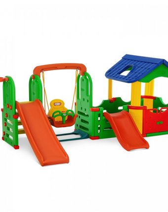 Миниатюра фотографии Happy box детский игровой комплекс для дома и улицы мульти-хаус jm-804с