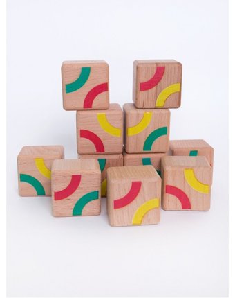 Деревянная игрушка Простые правила Кубики Звуковое мемори