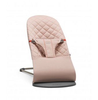 Кресло-шезлонг BabyBjörn Bliss Cotton, цвет: розовый