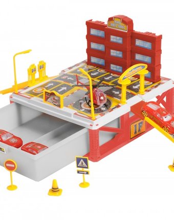 BeBoy Паркинг 2-уровневый Пожарная станция (27 деталей)