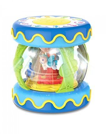 Развивающая игрушка Haunger Барабан-карусель большой со светом и звуком