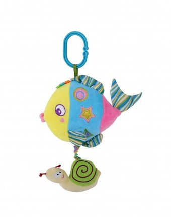 Подвесная игрушка Bertoni (Lorelli) музыкальная Toys Разноцветная Рыбка