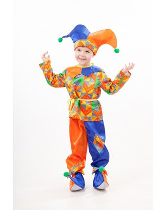 Миниатюра фотографии Пуговка карнавальный костюм петрушка сказочный маскарад