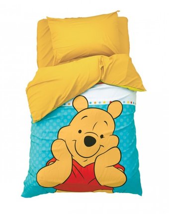 Постельное белье Disney 1.5 спальное Медвежонок Винни (3 предмета)