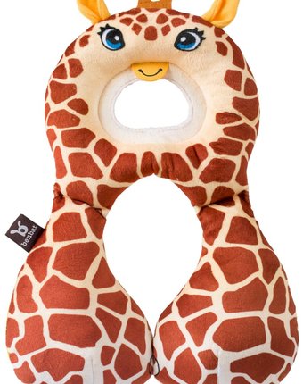 Подушка для путешествий Ben Bat "Жираф", цвет: бежево-коричневый