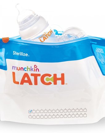 Миниатюра фотографии Munchkin latch пакеты для стерилизации 6 шт.