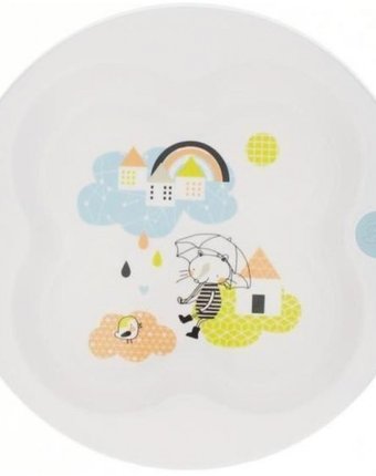 Миниатюра фотографии Bebe confort тарелка клевер герметичная с крышкой under the rainbow