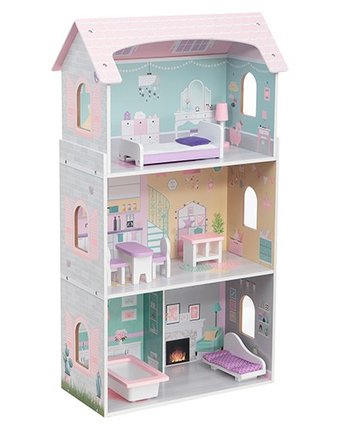 Миниатюра фотографии Edufun набор дом для куклы (8 предметов)