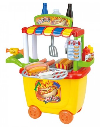 Миниатюра фотографии Playgo игровой набор закусочная с тележкой