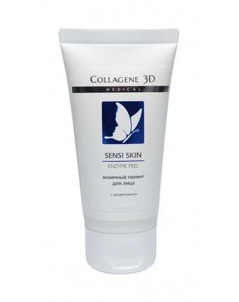 Миниатюра фотографии Medical collagene 3d увлажняющий гель-пилинг для лица для сухой и чувствительной кожи sensi skin 50 мл