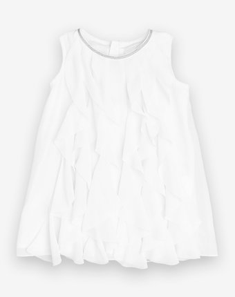 Миниатюра фотографии Белое нарядное платье gulliver