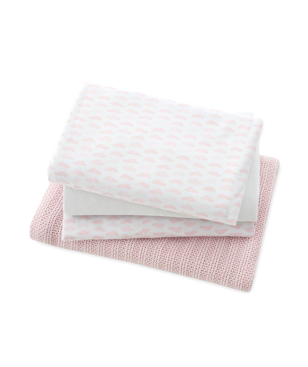 Набор для корзины mothercare, цвет: розовый фото