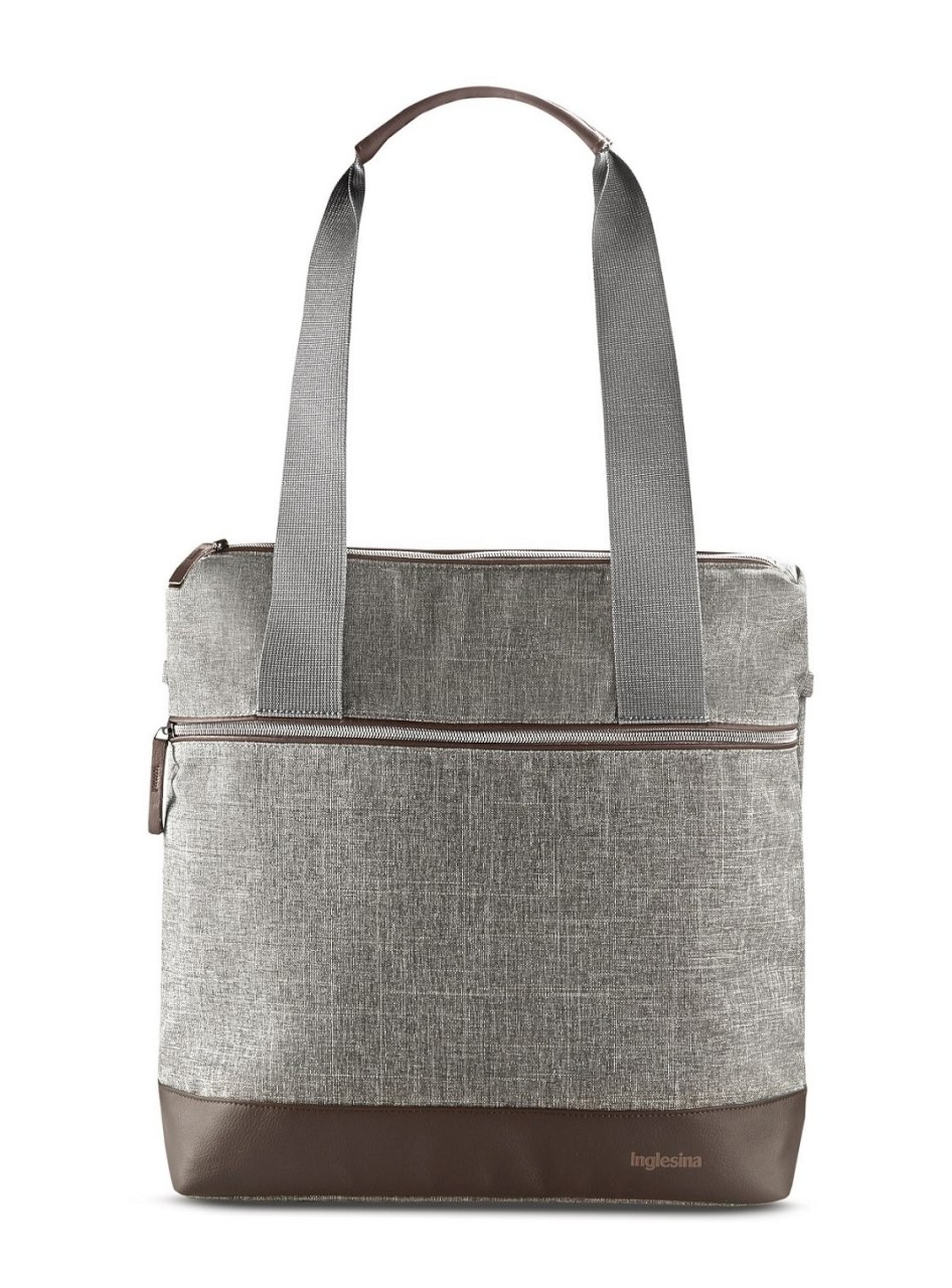 Сумка-рюкзак для коляски inglesina aptica m.grey melange, серый фото