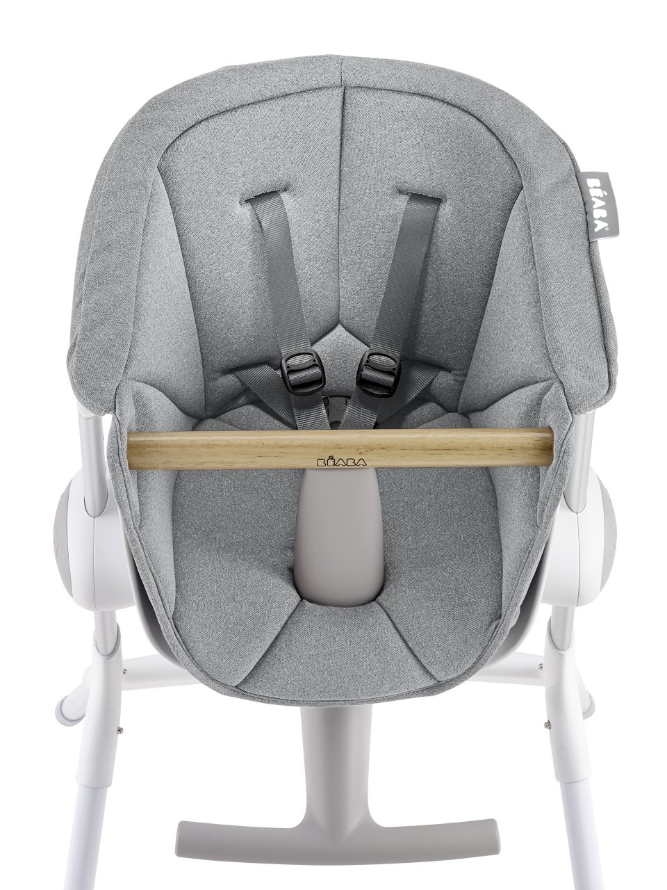 Подушка для стульчика для кормления beaba textile seat, серый фото