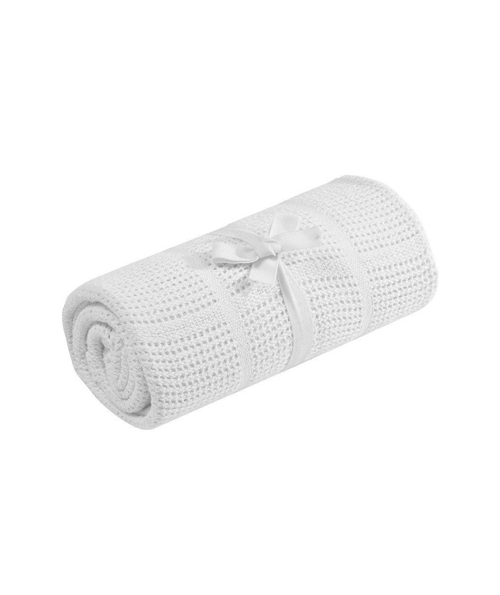 Ажурное одеяло mothercare, 155х120 см, белый фото