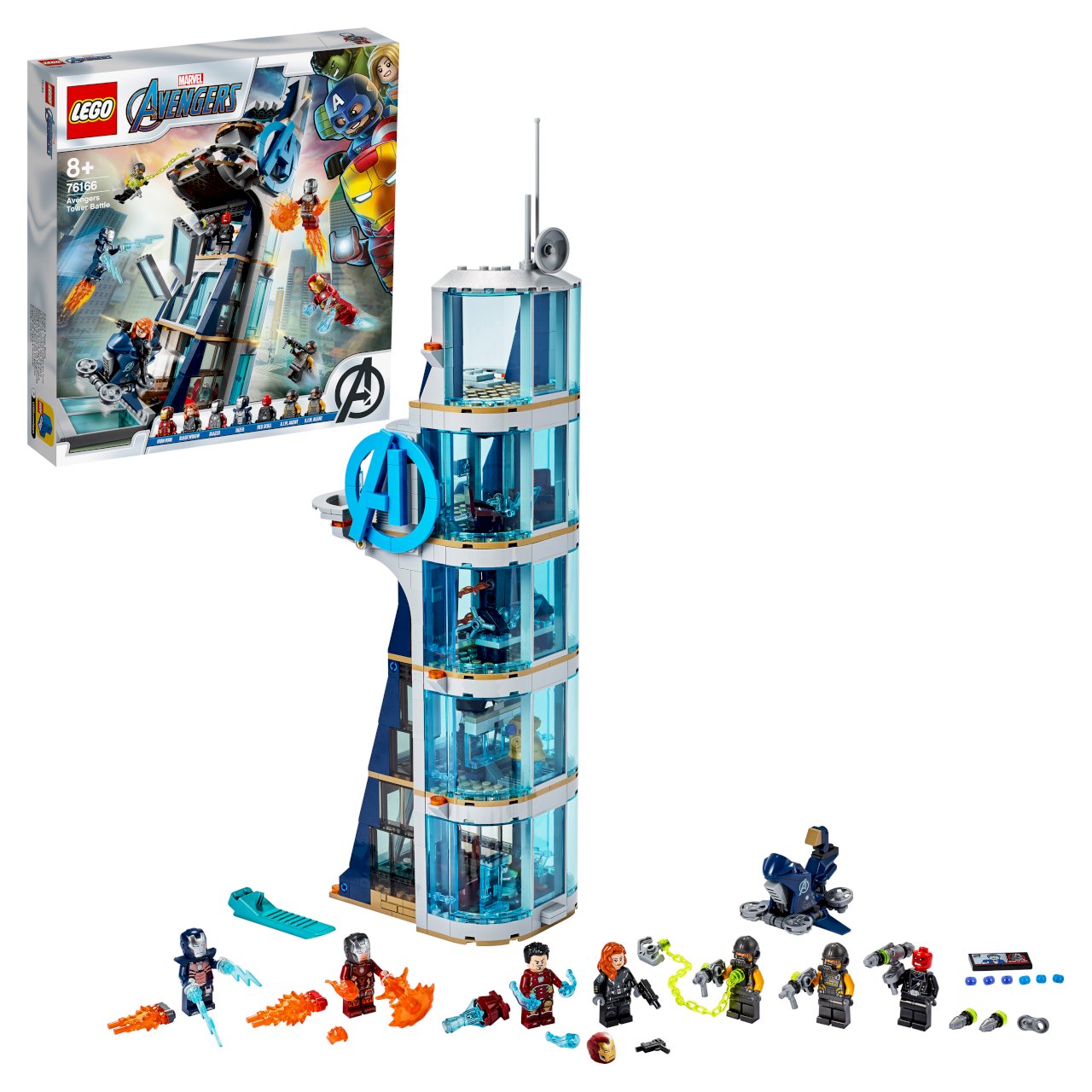 Купить Конструктор LEGO Marvel Super Heroes 76166 Битва за башню Мстителей  в интернет-магазине, цена 7499 руб недорого