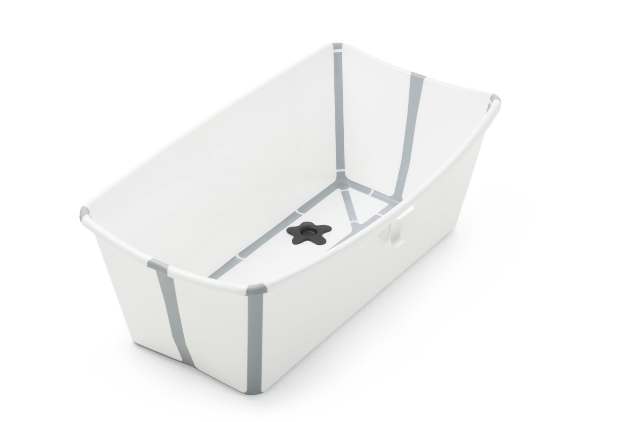 Ванночка складная stokke flexi bath white, белый фото