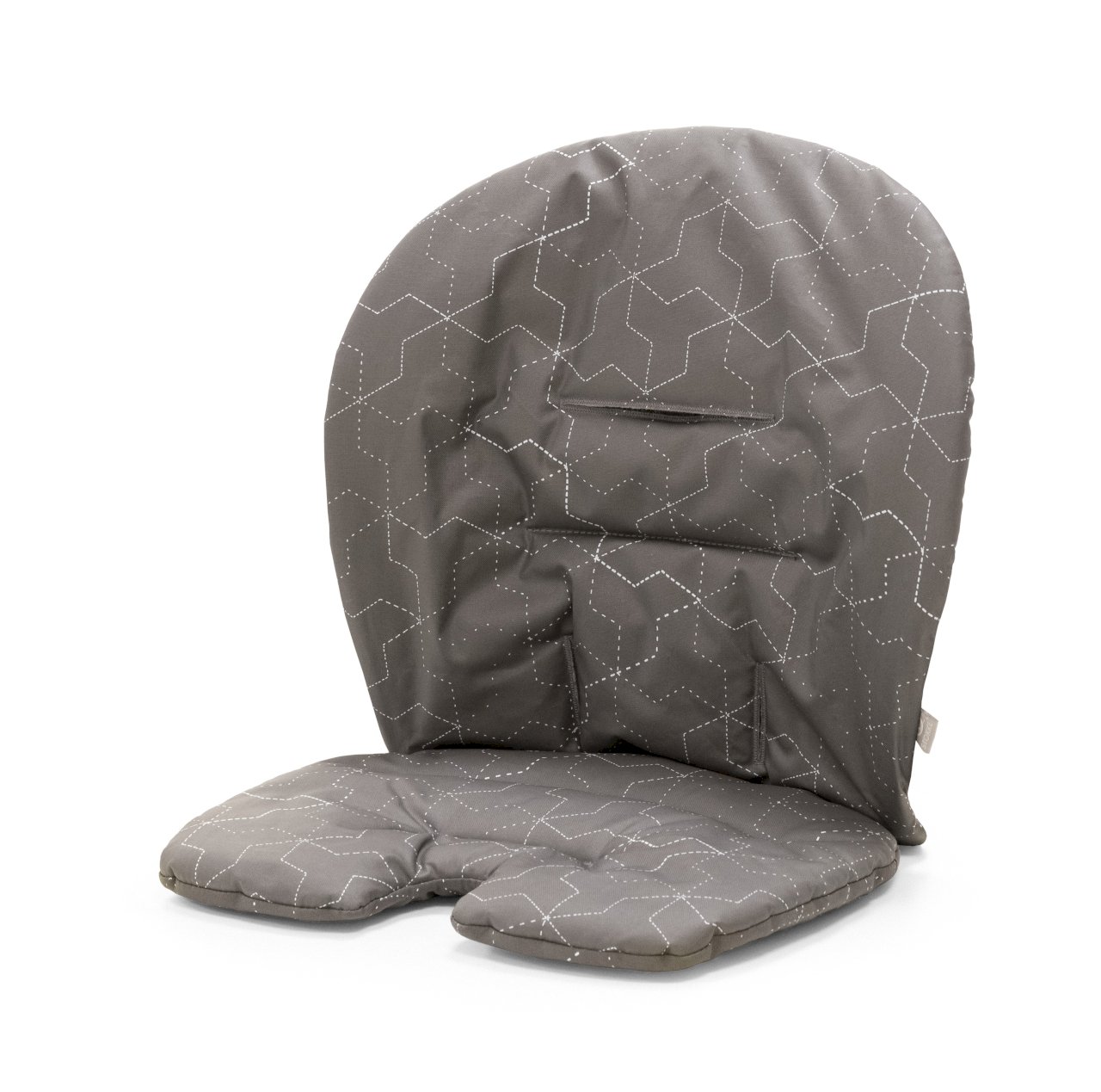 Подушка к комплекту-вставке stokke steps baby set, geometric grey, серый фото