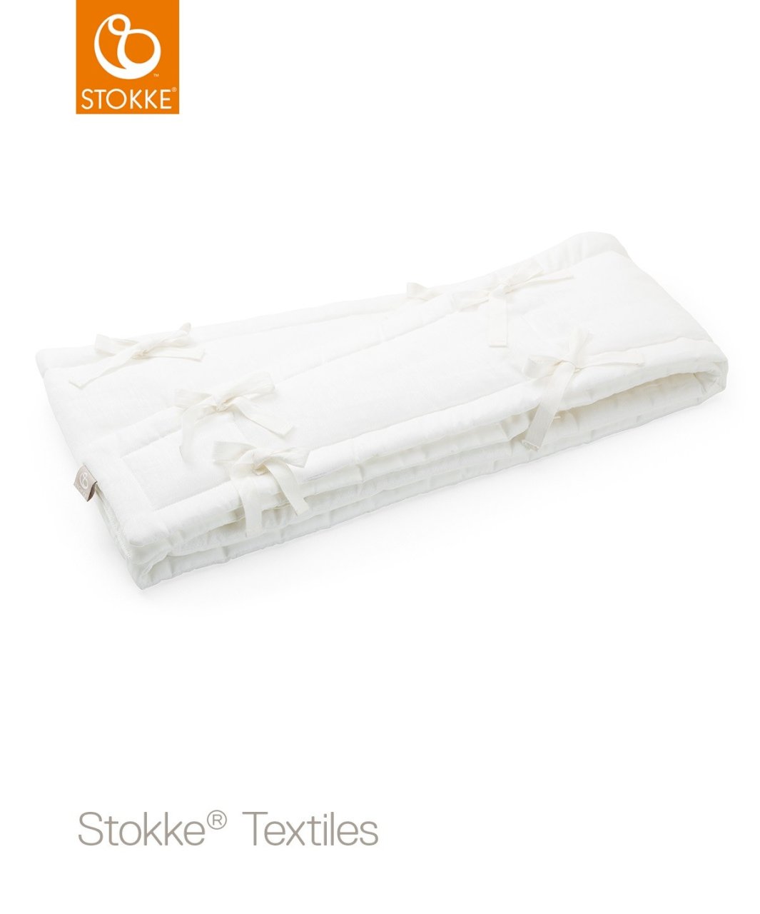 Бампер для кроватки stokke sleepi mini, цвет: белый фото