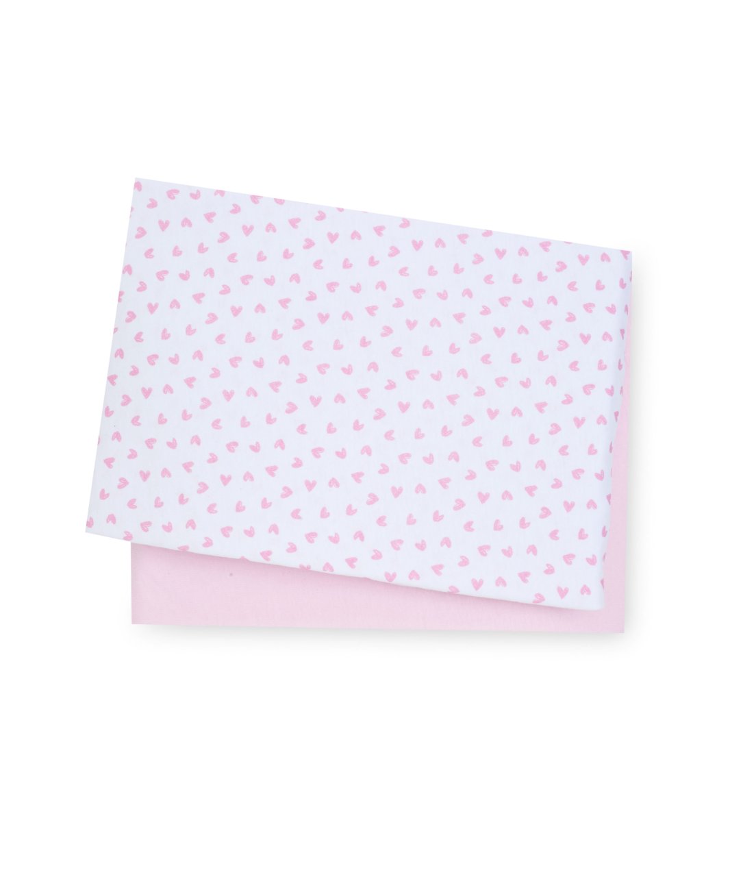 Простыни натяжные mothercare для колыбели, 89x45 см, 2 шт., розовый и белый фото