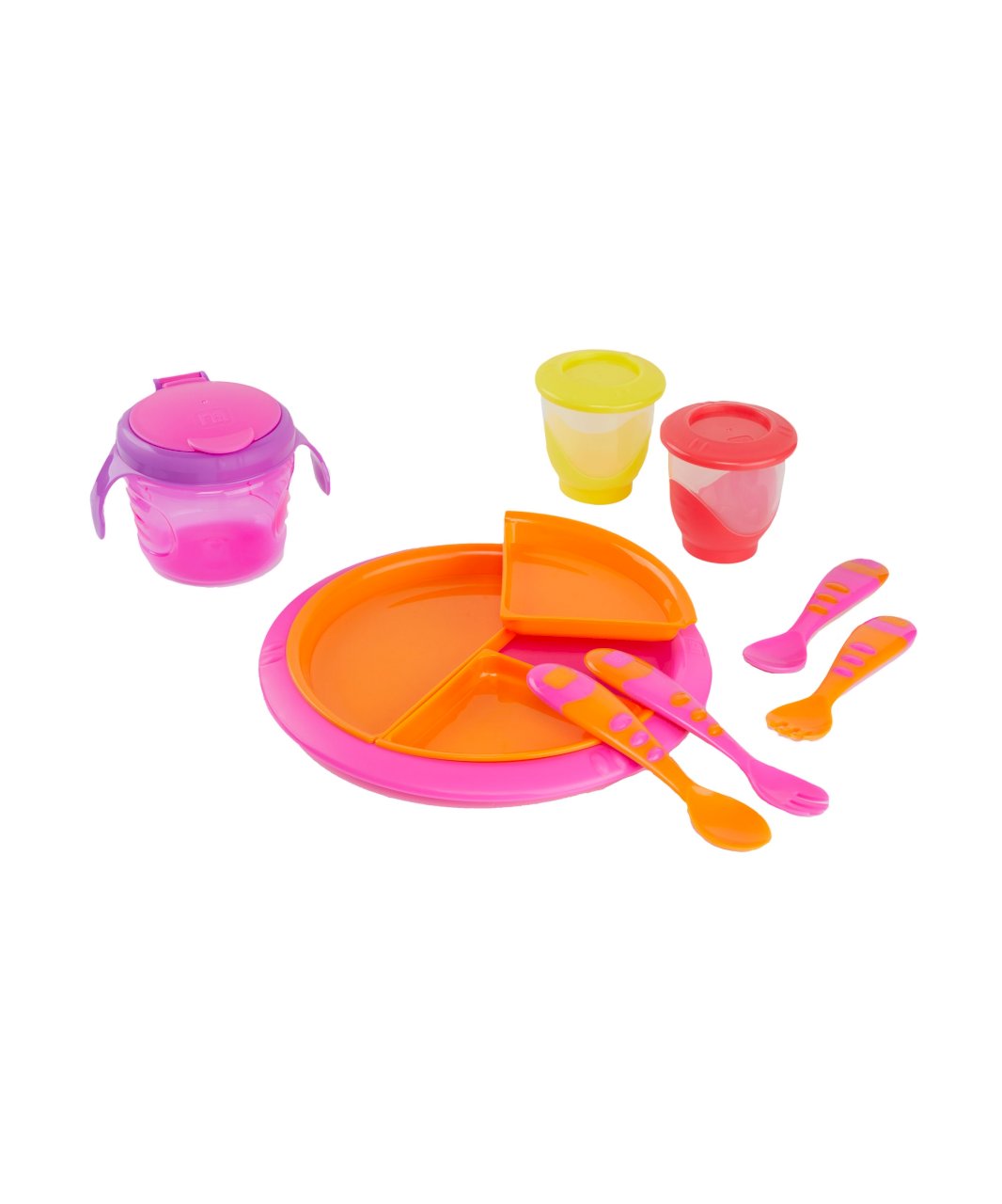 Набор посуды mothercare, розовый фото