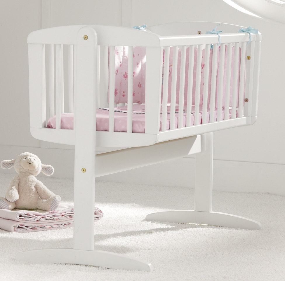 Колыбелька mothercare swing solid, 89×38 см, цвет: белый фото