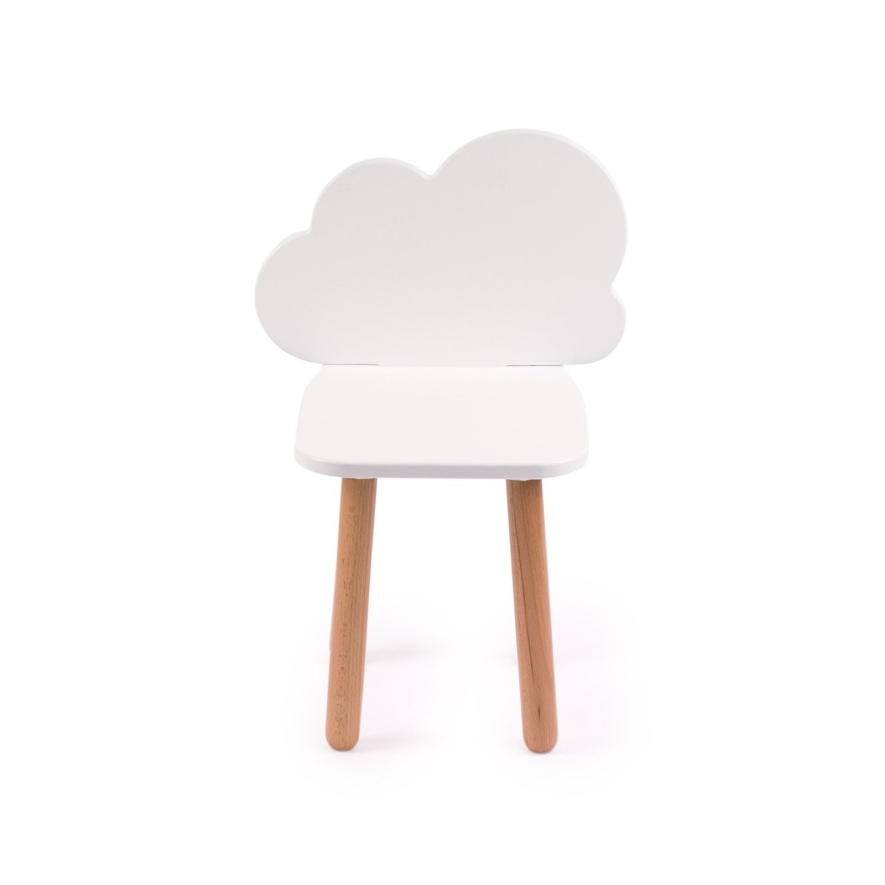 Стул детский happy baby oblako chair, белый фото